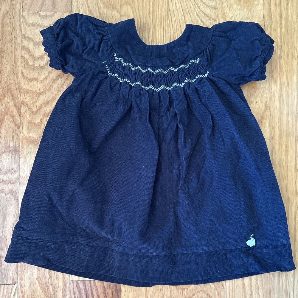 Corduroy Smocked Dress
